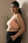 Zivame True Curv Maternity Double Layered Non Wired Full Coverage Nursing Bra - Peach Pearl — thumbnail 2